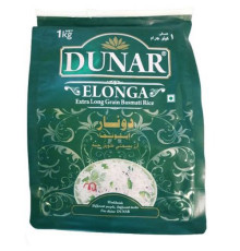 Рис Басмати супер длиннозерный Dunar Elonga, 1кг.