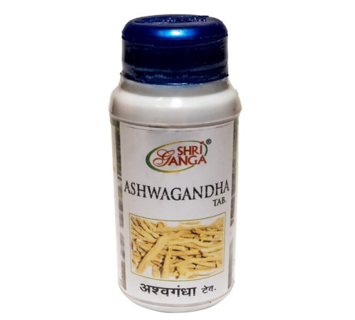 Ашвагандха Шри Ганга (Ashwagandha Tab Shri Ganga), 120 таб.