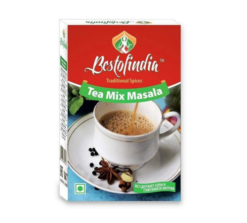 Чай масала - смесь специй для чая и молока Ти Микс Масала Бестофиндия (Bestofindia Tea Mix Masala), 50г.