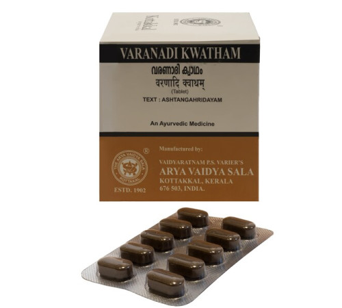 Варанади Кватхам Арья Вадья Сала Коттаккал (Varanadi Kwatham Arya Vaidya Sala Kottakkal), 100 таб.
