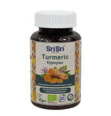Куркума Шри Шри Таттва (Turmeric Capsules Sri Sri Tattva), 60 вегетарианских капсул по 500 мг.