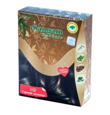 Краска на основе хны Горький шоколад Сангам Хербалс (Sangam Herbals), 60 г.