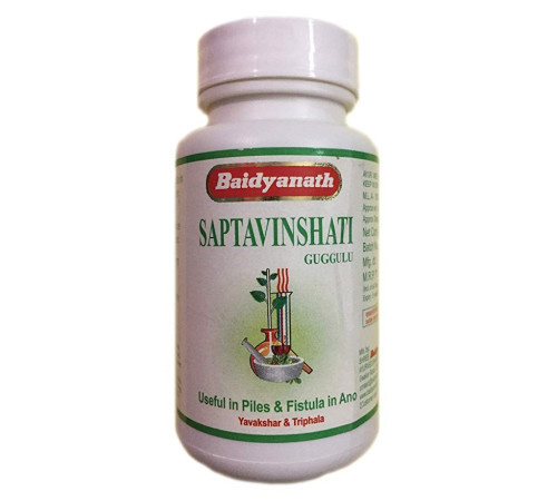Саптавиншати Гуггул Байдианат (Saptavinshati Guggulu Baidyanath), 80 таб.