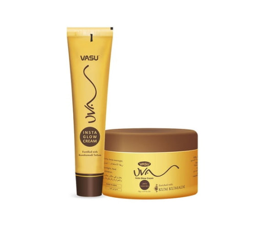 Аюрведический крем для лица с маслом Кумкумади Васу (UVA Insta Glow Cream Vasu), 50 г.