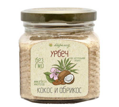 Урбеч кокос и абрикос Мералад, 230 г.