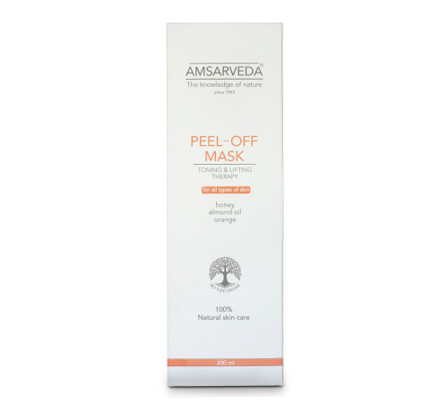 Маска-пленка тонизирующая с лифтинг эффектом Амсарведа (Peel-Off Mask Toning anf Lifting Therapy Amsarveda), 200 мл.