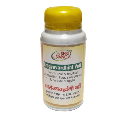 Арогьявардхини Вати Шри Ганга (Arogyavardhini Vati Shri Ganga), 100 г.