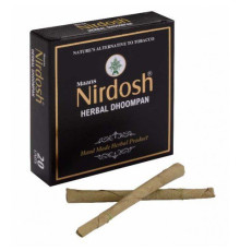 Аюрведический ингалятор без табака и без фильтра Нирдош (Maans Nirdosh Herbal Dhoompan), 20 шт.