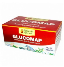 Глюкомап Махариши Аюрведа (Glucomap Maharishi Ayurveda), 100 таб.