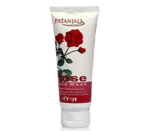 Средство для умывания Роза Патанджали (Face wash Rose Patanjali), 60 г.