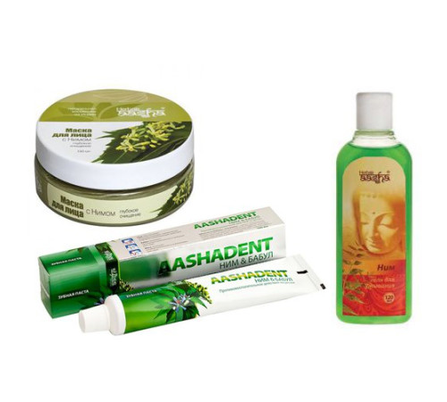 Набор для утренних процедур «Ним» Ааша Хербалс (Aasha Herbals)