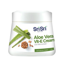 Крем для тела с алоэ вера и витамином E Шри Шри Таттва (Aloe Vera Vite-E Cream Sri Sri Tattva), 150 г.