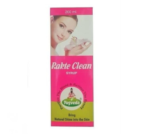 Сироп Ракт Клин Югведа (Rakte Сlean Syrup Yugveda), 200 мл.