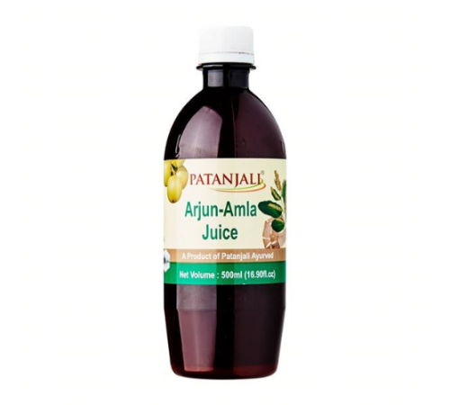 Сок Арджуна Амла Патанджали (Arjun Amla Juice Patanjali), 500 мл.