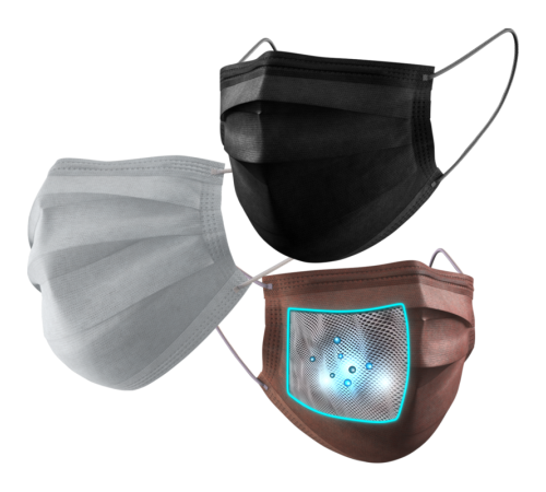 Набор защитных масок HEALTHMONITOR® MASK с ионами серебра (3 шт.)