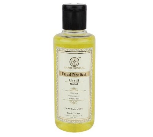 Травяное средство для умывания Кхади Натурал (Herbal Face wash Herbal Khadi Natural), 210 мл.