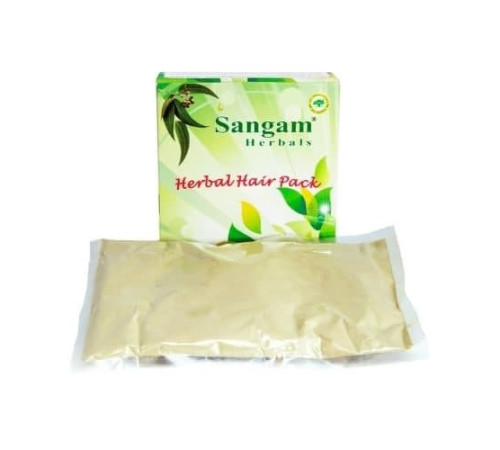 Травяная маска для волос Сангам Хербалс (Herbal Hair Pack Sangam Herbals), 100 г.