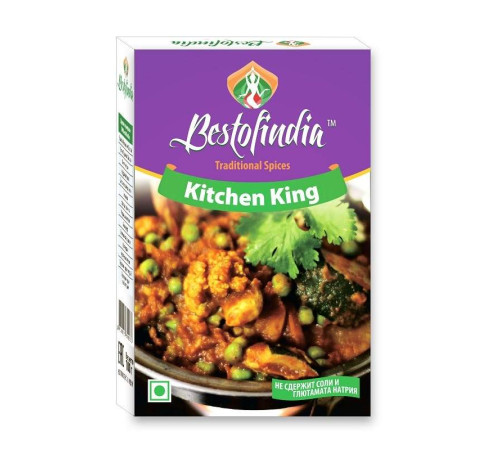 Универсальная смесь специй Китчен Кинг Бестофиндия (Bestofindia Kitchen King), 100г.