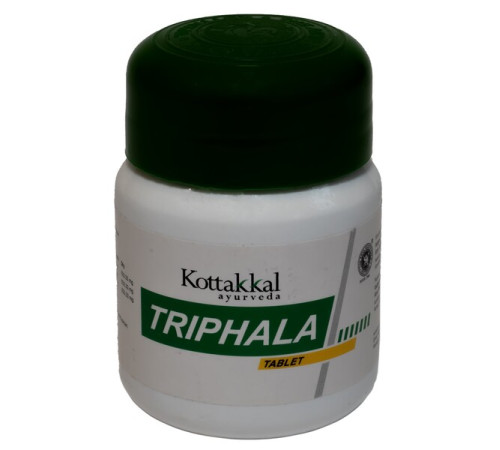 Трифала таблетки Арья Вадья Сала Коттаккал (Triphala tablets Arya Vaidya Sala Kottakkal), 60 таб.