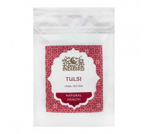 Травяная маска для лица Тулси Индибёрд (Tulsi Herbal Face Pack Indibird), 50 г.