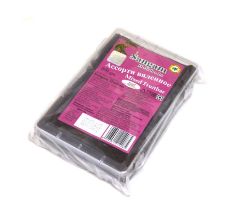 Ассорти из вяленых фруктов Сангам Хербалс (Mixed Fruitbar Sangam Herbals), 200 г.