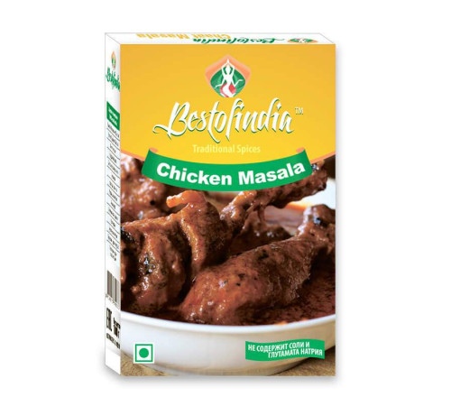 Смесь специй для курицы Чикен Масала Бестофиндия (Bestofindia Chicken Masala), 100г.