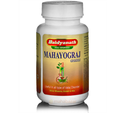 Махайогарадж Гуггул Байдианат (Mahayogaraj Guggul Baidyanath), 40 таб.