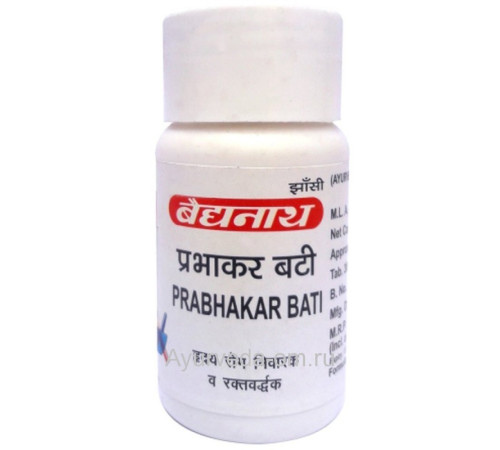 Прабхакар Бати Байдианат (Prabhakar bati Baidyanath), 80 таб.