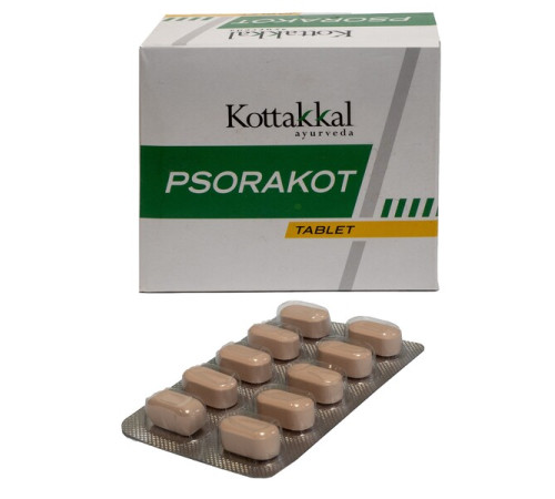 Псоракот Арья Вадья Сала Коттаккал (Psorakot Arya Vaidya Sala Kottakkal), 100 таб.