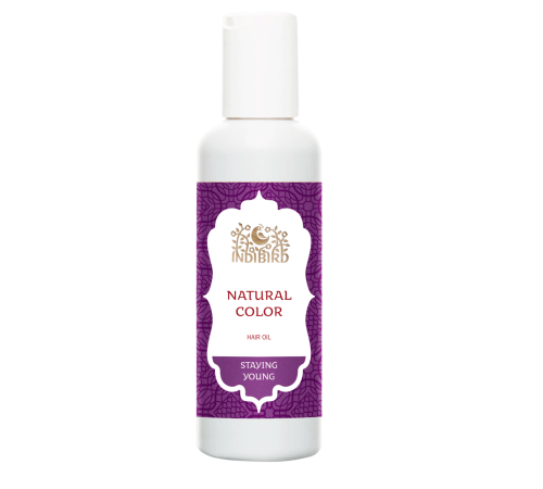 Масло для волос от седины «Натуральный цвет» Индиберд (Natural Color Hair Oil Indibird), 150 мл.