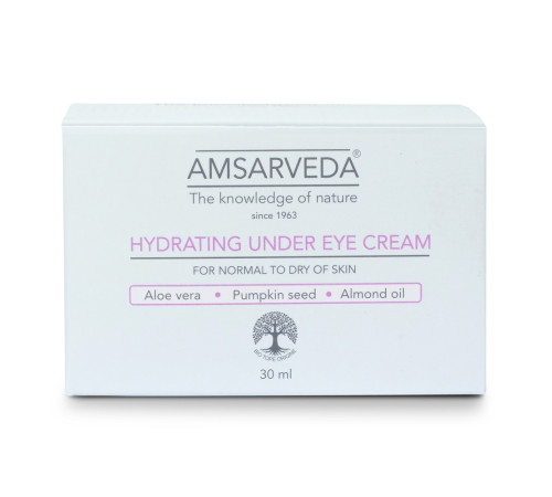 Крем для кожи вокруг глаз увлажняющий Амсарведа (Hydrating under Eye Cream Amsarveda), 30 мл.