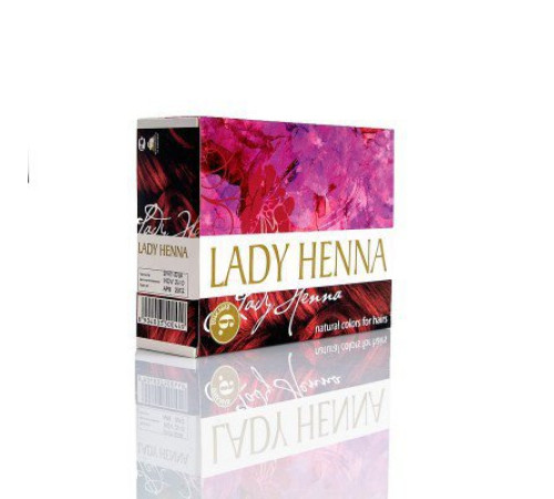 Краска для волос на основе хны Леди Хенна бургунд (Lady Henna), 6 х 10 г.
