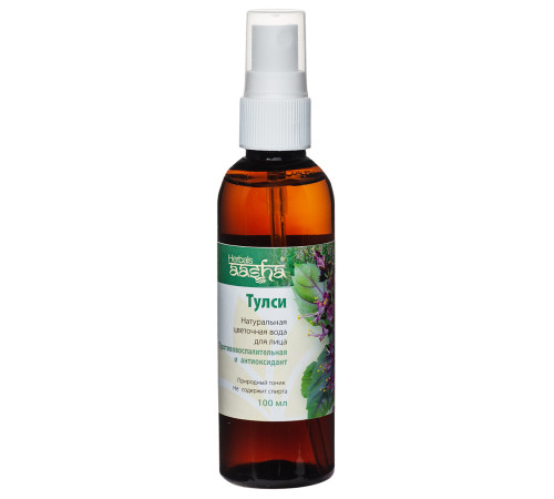 Натуральная цветочная вода Тулси Ааша Хербалс (Aasha Herbals), 100 мл.