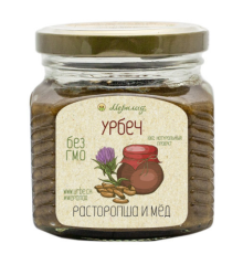 Урбеч расторопша и мёд Мералад, 230 г.