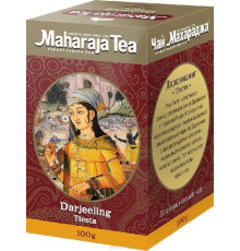 Чай черный Махараджа Дарджилинг Тиста рассыпной (Maharaja Tea Darjeeling Tiesta), 100г.