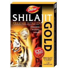 Шиладжит голд Дабур (Shilajit gold Dabur) - Мужская сила, 10 капсул
